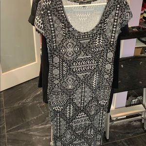 Black and white dress